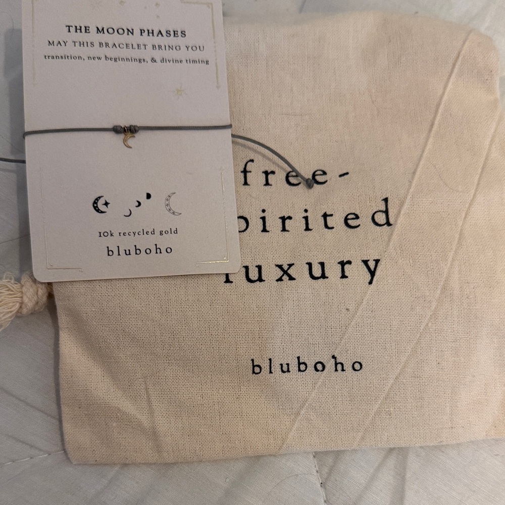 Bluboho Gold Moon Phases Bracelet